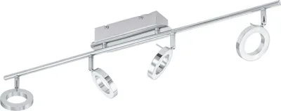 Produktbild von LED-Leuchtschiene 4-flammig CHROM/SAT. NAUDELLA