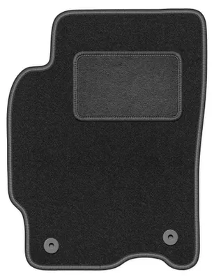 Productafbeelding van Velours bestuurdersmat voor Mazda 626 V GF 1997-2002 (stationwagen/liftback/sedan) – grafiet, op maat – Wielganizator LUX