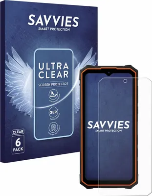 Produktbild von 6x Für Hotwav Cyber 13 Pro Schutzfolie Savvies Displayschutz Display Schutz Folie Klar Transparent
