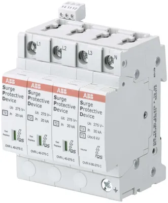 Immagine prodotto di Scaricatore di sovratensione OVR T2 4L 40-275 P TS QS (2CTB803873R5200)