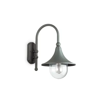 Produktbild von Ideal Lux CIMA Wandleuchte E27 dimmbar Anthrazit IP43 246819