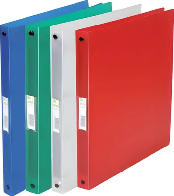 Produktbild von Q-CONNECT - Q-CONNECT Ringbuch, PP, 4 Ringe, 16 mm, rot