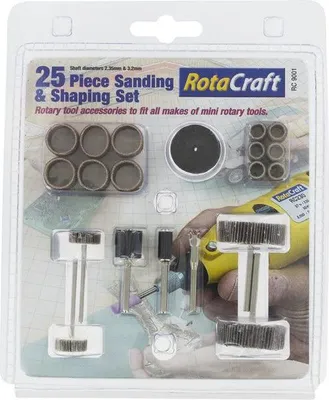 Imagen del producto de Herramientas de rectificado Rotacraft (juego de 25 piezas)