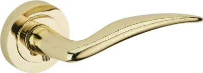 Image de Paire de béquilles pour porte, laiton, carré 7mm - SP