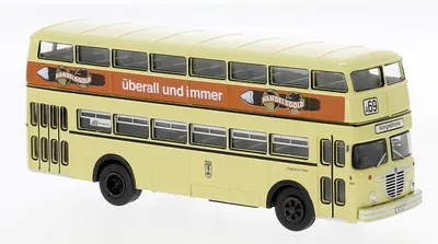 Produktbild von Brekina Stadtbus Büssing D2U Handelsgold der BVG
