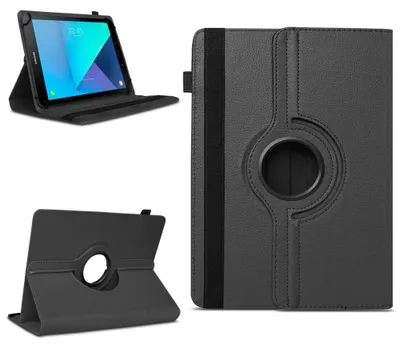 Produktbild von Schutzhülle kompatibel für Samsung Galaxy Tab 4 / 3 10.1 Tablet Hülle Case CoverFarben:Schwarz