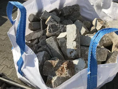 Produktbild von Pflastersteine - Reihenpflaster - Muschelkalk, gemischtfarben - 960kg