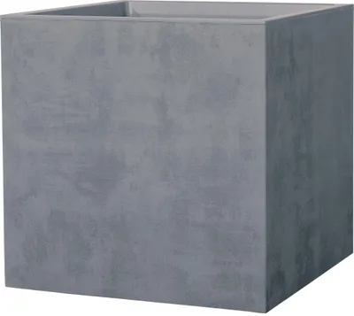 Produktbild von Deroma Pflanztopf Quadro Millennium Kunststoff 49 cm aschgrau mit Ablauflöchern
