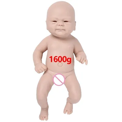 Produktbild von Wiedergeborenes Baby-Puppe, lebensecht aus Silikon, gewichtigem Körper, 36cm(14inch) Mädchen