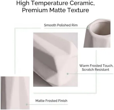 Produktbild von 15cm weiße Keramik mit Rippenpfeiler Vasen kleine dekorative Vasen für den Tisch mit Hochzeitsbüro Schlafzimmer
