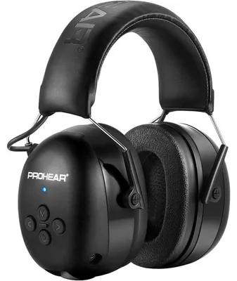 Produktbild von Gehörschutz mit Bluetooth 5.4, Mikrofon, Lärmreduzierung, SNR 30dB, NRR25dB - Schwarz