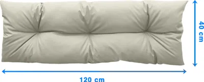 Obrázek produktu pro Polštářk na palety 120X40 Cm Venkovní omyvatelný Polštářk na sezení na paletì pro europalety Polštářk na sezení