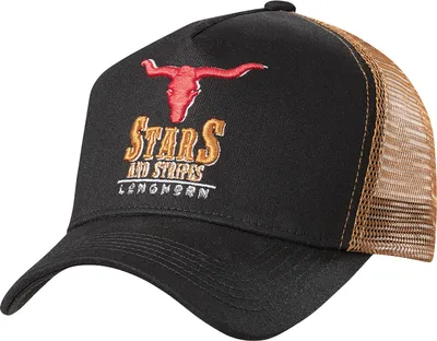 Produktbild von Stars & Stripes Basecap Truckercap Cap »LONGHORN« Schwarz