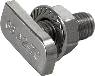 Produktbild von 1 Stück Hammerkopfschraube M8 x 20 mit Sperrzahnmutter zur Befestigung