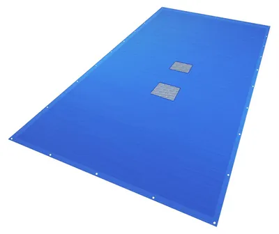 Obrázok produktu pre VOUNOT® Kryt na bazén, obdĺžnikový, 160 g/m², dvojitá plachta s hliníkovými očkami, 4 x 9 m