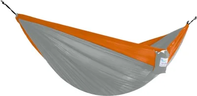 Produktbild von Doppelhängematte Hängematte Hängeliege Fallschirm Nylon Vivere PAR2 Grau/Orange
