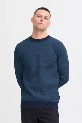 Produktbild von Blend BHPullover Herren Strickpullover Grobstrick Pullover mit Rundhals Rippbündchen Regular fit