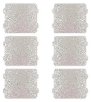 Mica-Platten 6er-Set 10x11,8 cm für Mikrowelle