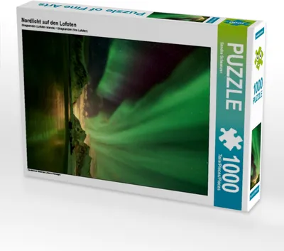 Produktbild von Calvendo Nordlicht auf den Lofoten 1000 Teile Puzzle hoch 480x640mm, Schaenzer Sandra; 7287869