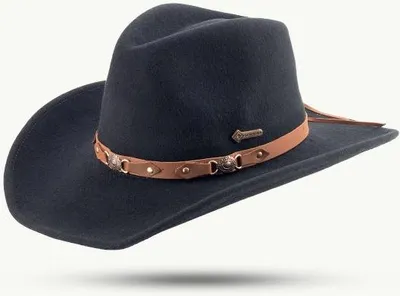 Produktbild von Scippis Western Bandit – 100% Wollhut mit Lederband