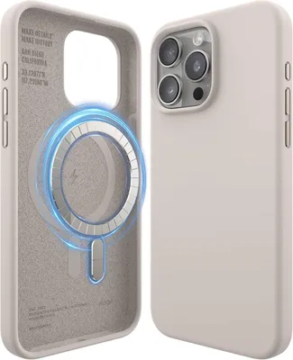 Produktbild von Elago MagSafe Silikonhülle für iPhone 15 Pro Max Stone