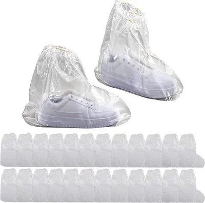 Image de Chaussures de pluie - 15 paires de housses de chaussures imperméables - Adaptées à différentes tailles de chaussures