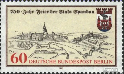 Produktbild von Briefmarken Berlin (West) 1982 Mi 659 (kompl.Ausgabe) postfrisch Spandau 750 Jahre
