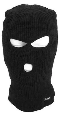 Produktbild von Mil-Tec BLACK THINSULATE™ 3-HOLE BALAKLAVA