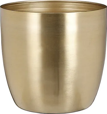 Produktbild von Mica Decorations Alano Blumentopf - H19 x Ø20 cm - Metall - Gold
