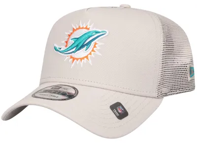 Produktbild von New Era A-Frame Mesh Trucker Cap - Miami Dolphins stone