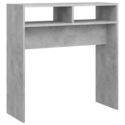 Immagine prodotto di Tavolo consolle grigio cemento 78x30x80 cm materiale a base di legno