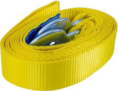 Obrázok produktu pre Ťažné lano s hákmi ťažný popruh UNITRAILER 5m/50mm/6t žltý