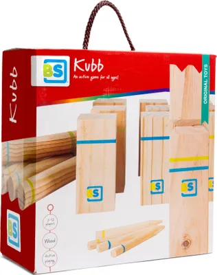 Produktbild von BS Toys Holz Wurfspiel Kubb - Schwedisches Outdoor-Spiel für die Familie
