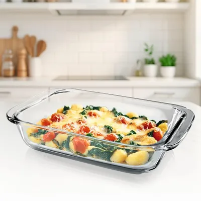 Productafbeelding van Gourmetmaxx 16830, Ovenbestendige schaal, Rechthoekig, Glas, Transparant, -20 - 460 °C, Glas
