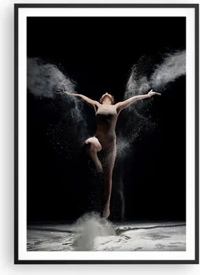 Produktbild von Gerahmtes Poster - Schwarzer Rahmen - Fotografie Tanz Flügel - 70x100 cm - Wand Bild - Wanddeko - Wandbilder - Wandposter - Bilderrahmen - Bilder - Kunstdruck - Wandbild - P2BPA70x100-4306