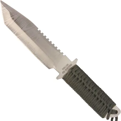Produktbild von Haller Outdoormesser, Tantoklinge, Damast-Optik