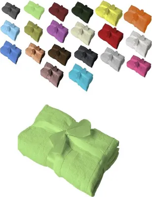 Produktbild von 4 x Badvorleger 700 g/m² 50 x 80 cm Apfelgrün