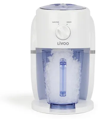 2-in-1 Slushie- und Crushed-Eis-Gerät, 1,1 l, 25 W, Weiß
