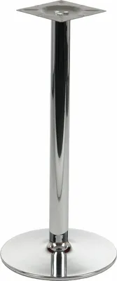 Produktbild von Verchromter Tischfuß für Büro, Hotel, Restaurant NY-B005, Durchmesser 46 cm, Höhe 110 cm