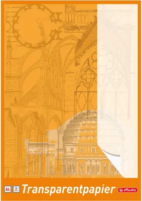 Image de Papier à dessin transparent, A4, 60 g/qm, 30 feuilles