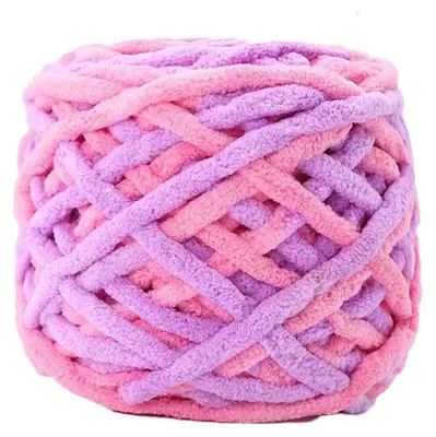 Productafbeelding van Dik brei- en haakgaren, 95 gram, ongeveer 44 meter, polyester, superzacht, geschikt voor grof breiwerk