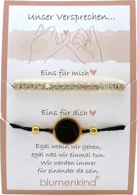 Produktbild von Armband - Edelstahl - Stein - Freundschaftsbänder