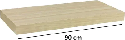 Obrázek produktu pro STILISTA Nástěnná police světlé dřevo, 90 cm
