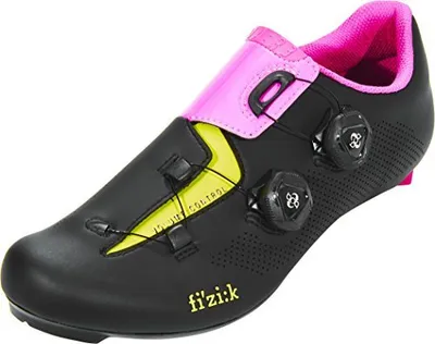 Produktbild von Fizik Renn-Schuh Aria R Black/Pink/Yellow, Größe: 42