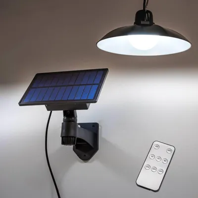 Zdjęcie produktu dla Lampa Solarna LED Zewnętrzna Ogrodowa 4000K IP44 + Pilot HELIA LUMILED