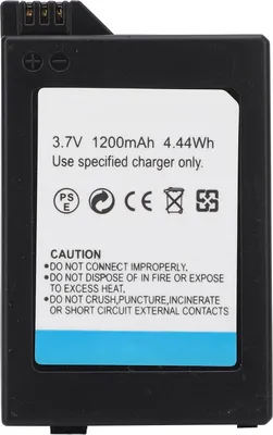 Immagine prodotto di batteria agli ioni di litio ai polimeri da 3,7 V 1200 mAh per la console di gioco portatile PSP 2000 3000, ricambio ricaricabile per S110