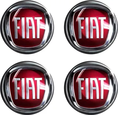 Produktbild von Fiat 3D Aufkleber 1 Logo, Größe 9 mm, 4 Stücke
