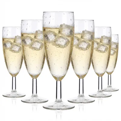 Produktbild von 6x Ravenhead Sekt Glas Gläser Flötengläser Sektgläser Sektkelch Flute 0,1l