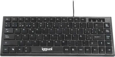Imagen del producto de iggual Teclado USB compacto TKL Slim TKL-USB