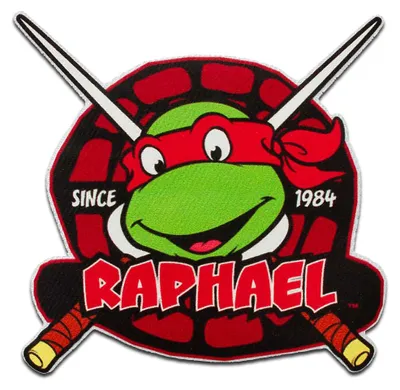 Obrázek produktu pro Mono-Quick Teenage Mutant Ninja Turtles Raphael - nášivka, nažehlovací, nažehlovací obrázek, nášivka, k nažehlení, velikost: 7 x 7 cm
